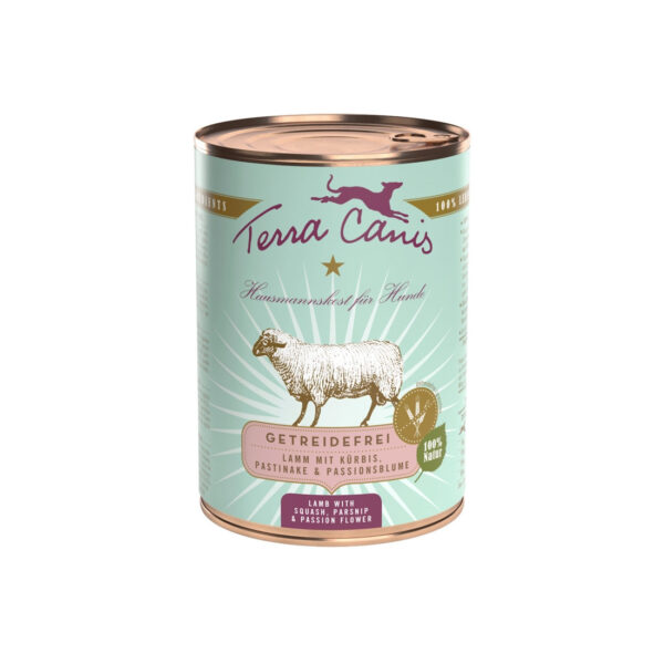 Terra Canis Jagnięcina z dynią, pasternak - karma mokra 400g