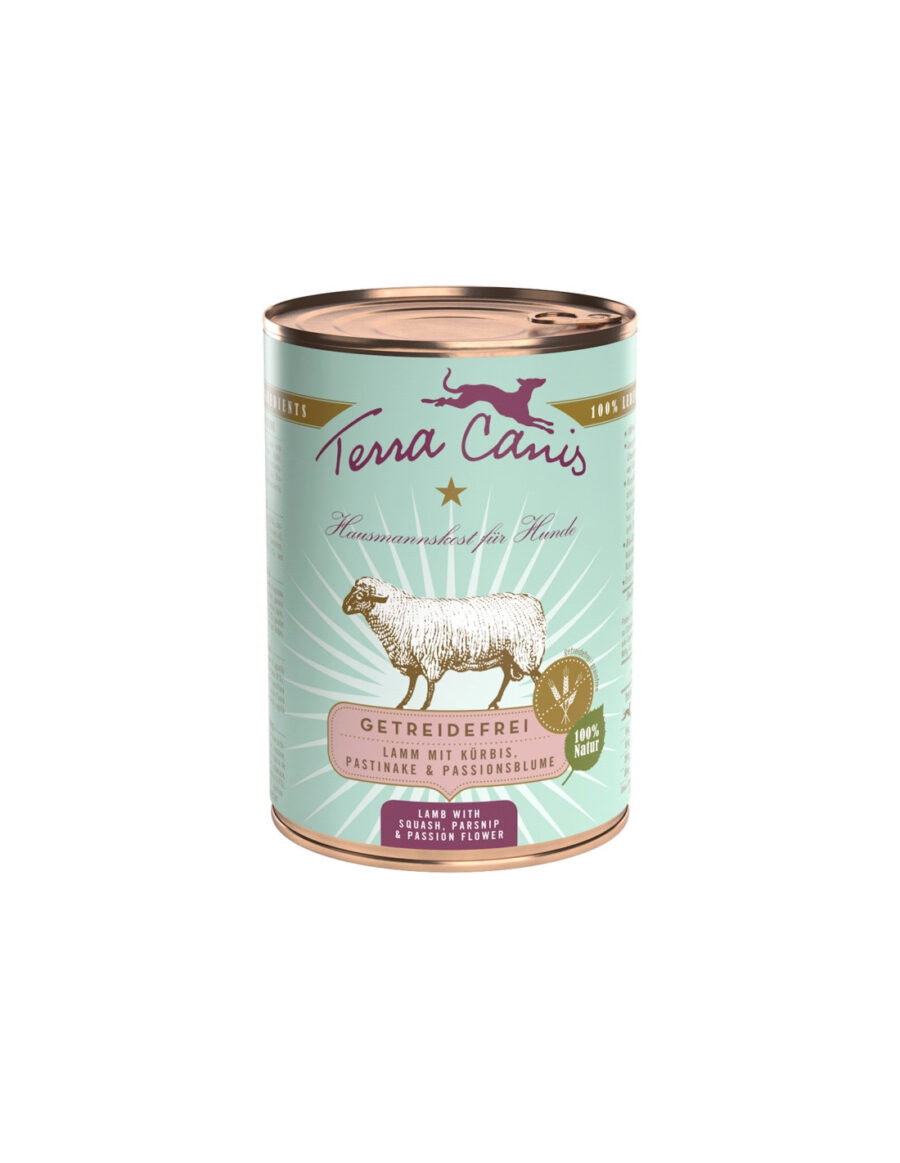 Terra Canis Jagnięcina z dynią, pasternak - karma mokra 400g