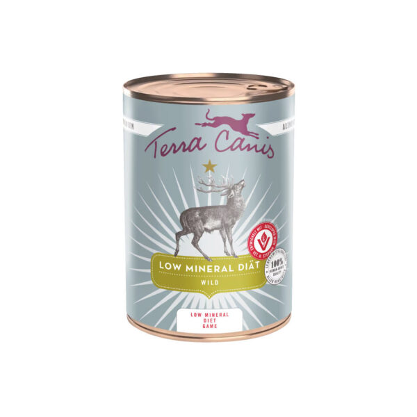 Terra Canis Low Mineral Dziczyzna niska zwartość minerałów - karma mokra 400g