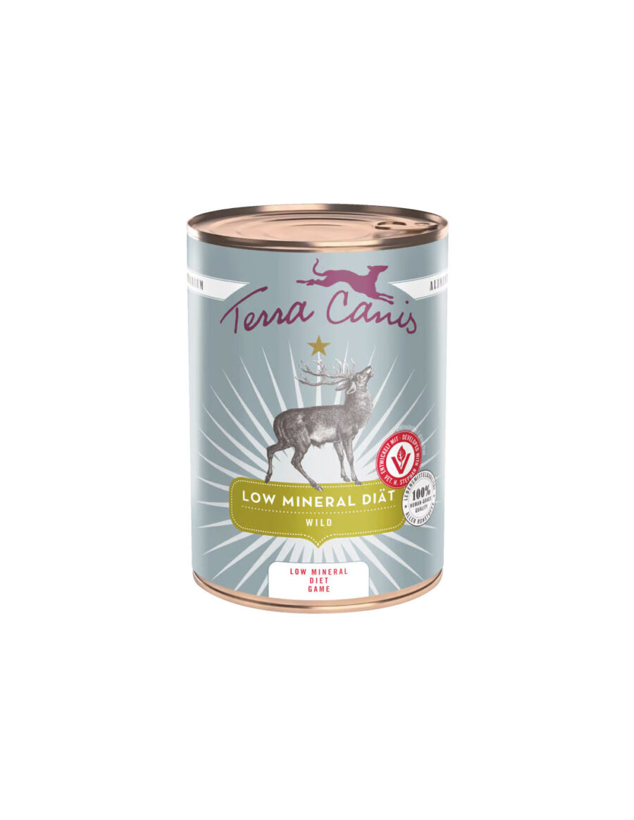 Terra Canis Low Mineral Dziczyzna niska zwartość minerałów - karma mokra 400g
