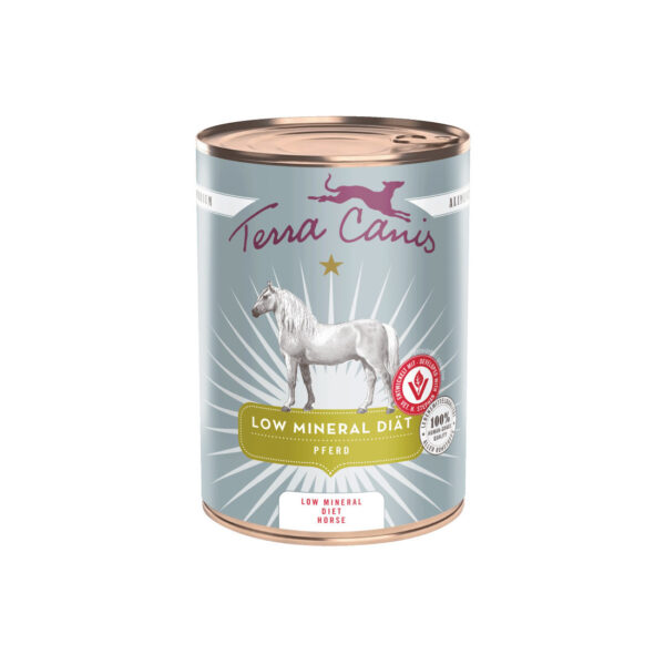 Terra Canis Low Mineral Konina niska zwartość minerałów - karma mokra 400g