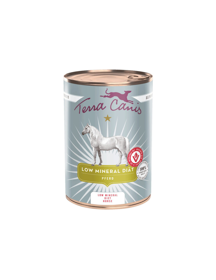 Terra Canis Low Mineral Konina niska zwartość minerałów - karma mokra 400g
