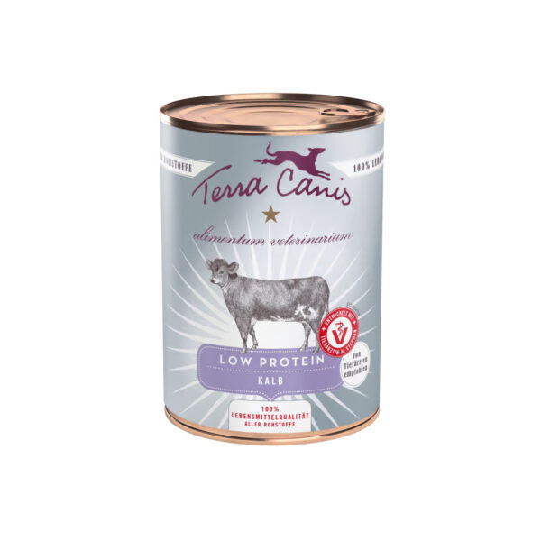 Terra Canis Low Mineral Cielęcina niska zwartość minerałów - karma mokra 400g