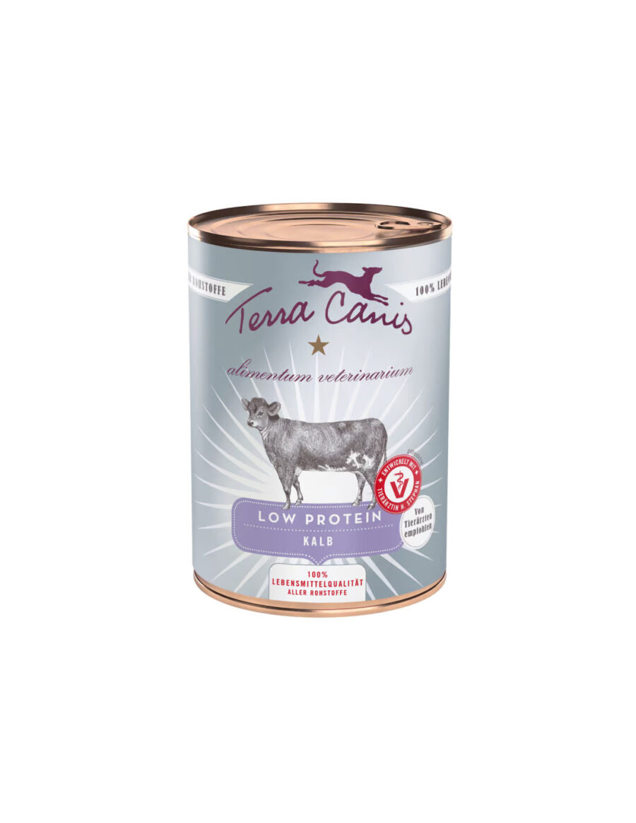 Terra Canis Low Mineral Cielęcina niska zwartość minerałów - karma mokra 400g