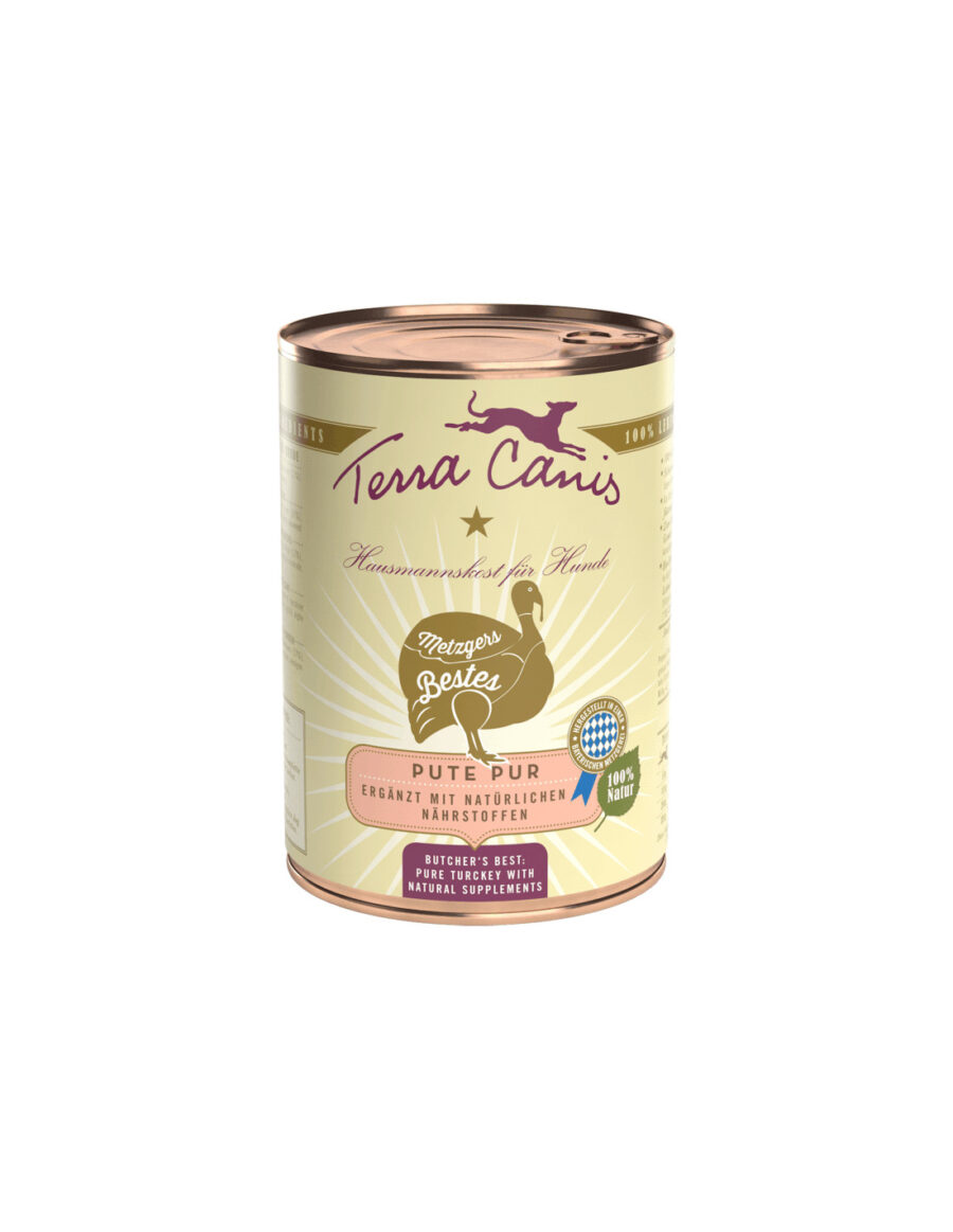 Terra Canis Pure - Indyk monobiałkowa - karma mokra 400g