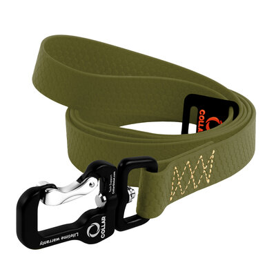 COLLAR EVOLUTOR najmocniejsza smycz dla psa (szer 25 mm, dł 3m) khaki