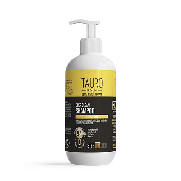 Tauro Pro Line Ultra Natural Care Deep Clean Shampoo 400ml - szampon głęboko czyszczący