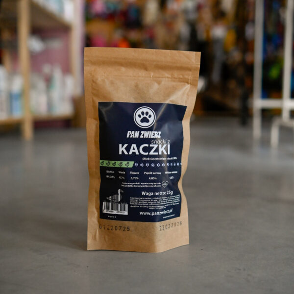 Pan Zwierz Naturalne suszone smaczki z kaczki 25g