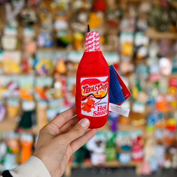 Lulubelles Power Plush Hot Texas Pup Hot Sauce Small - ostry sos pluszowy