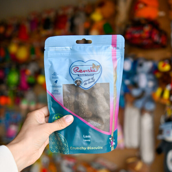 RENSKE Crunchy Biscuits Lamb - ciasteczka dla psa z jagnięciną (200g)