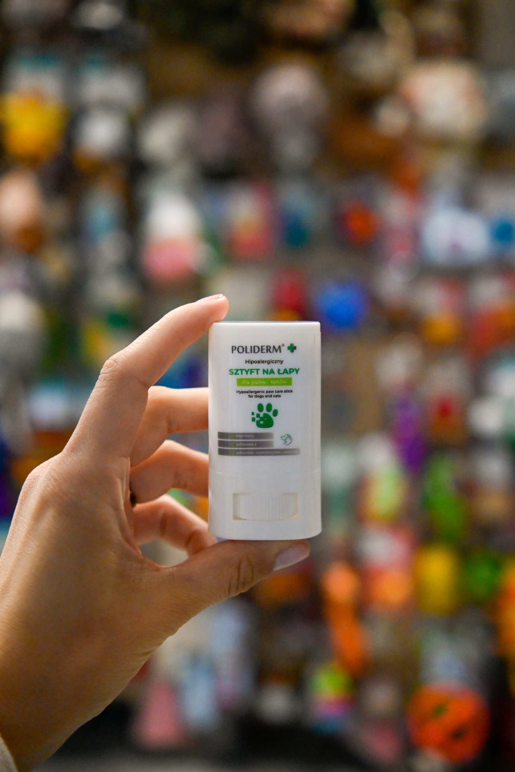 POLIDERM® SZTYFT NA ŁAPY – hipoalergiczny sztyft na łapy dla psa i kota 14,5 g