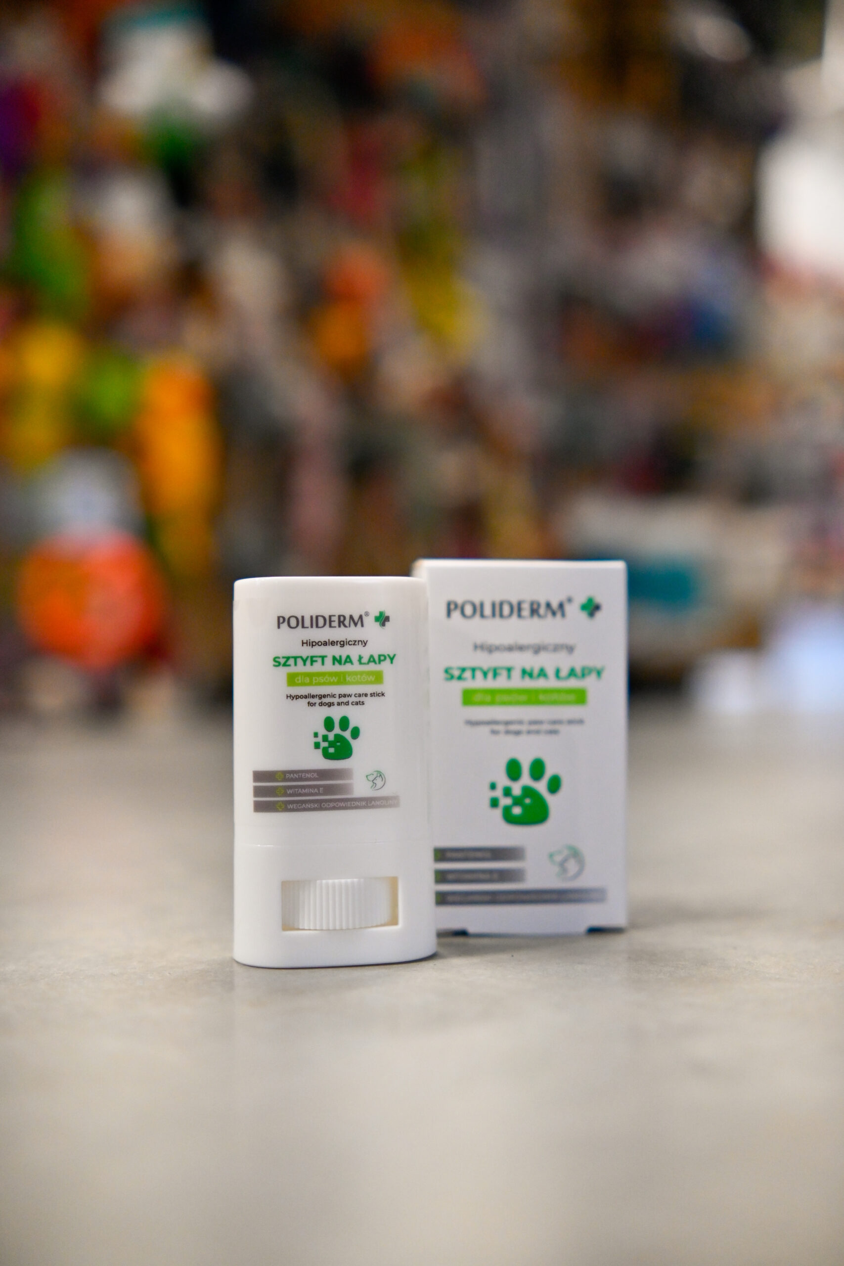 POLIDERM® SZTYFT NA ŁAPY – hipoalergiczny sztyft na łapy dla psa i kota 14,5 g