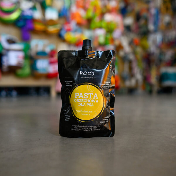 ROGY PASTA ORZECHOWA BANANOWA - pasta dla psa w tubce