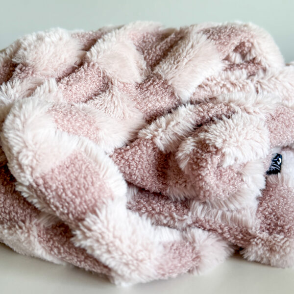 Tulki - milutki koc różowy dla psa i jego opiekuna S 95 x 75 cm