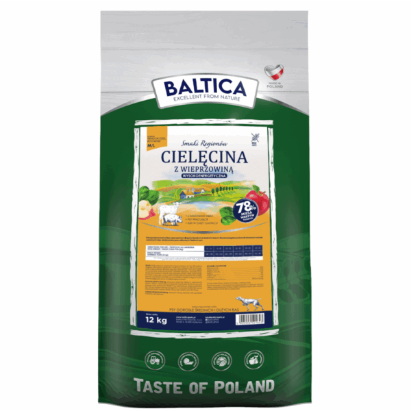 Smaki Regionów Cielęcina z wieprzowiną M/L 12kg