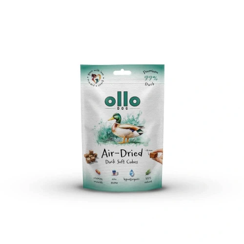 Ollo Air-Dried Duck Cubes - Przysmaki z Kaczki 80g