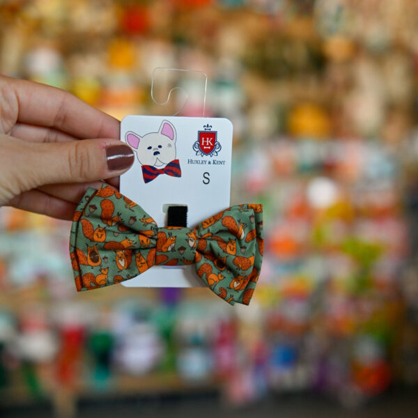 H&K Bow Tie Silly Squirrels Small Muszka dla psa wiewiórki