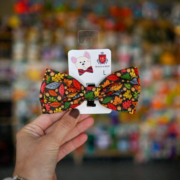 H&K Leaves & Nuts L Muszka dla psa w liście i żołędzie