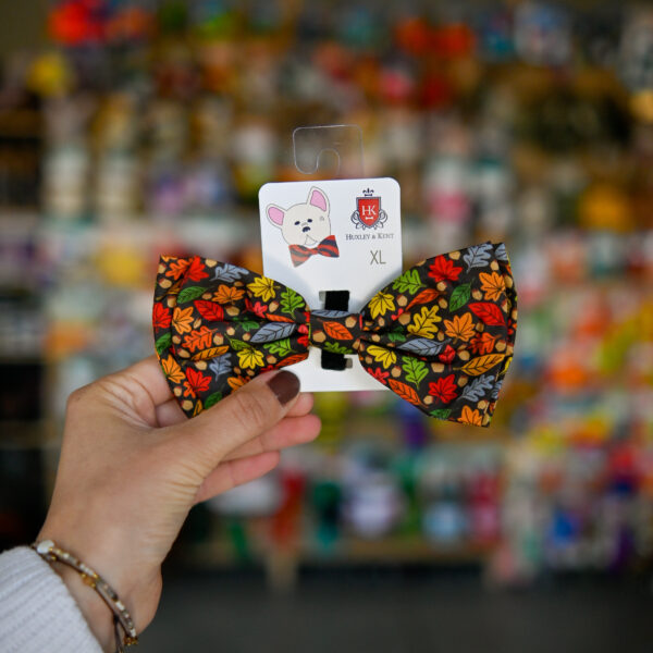 H&K Leaves & Nuts XL Muszka dla psa w liście i żołędzie