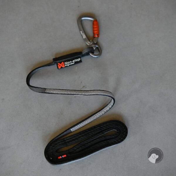 Non-stop dogwear Move leash - mocna smycz czarna 1,5 m 10 mm