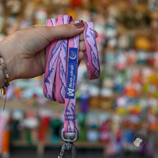 Non-stop dogwear Smycz Trail quest edycja Rachel Pohl - różowa 2 m