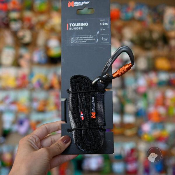 Non-stop dogwear Touring bungee leash smycz turystyczna z amortyzatorem 1,2 m 23 mm