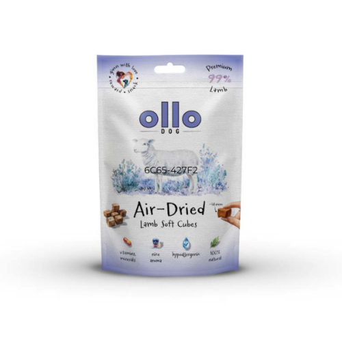 Ollo - Air-Dried Lamb Cubes 80g - przysmaki z jagnięciny