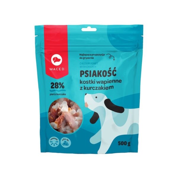 Maced - Kostki wapienne z kurczakiem 500g