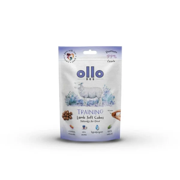 Ollo - Air-Dried Lamb Soft Training Cubes 80g - przysmaki z jagnięciny