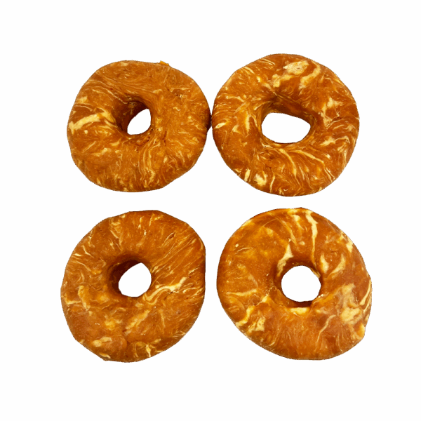 Ringi wołowe owinięte kurczakiem i dorszem 500g