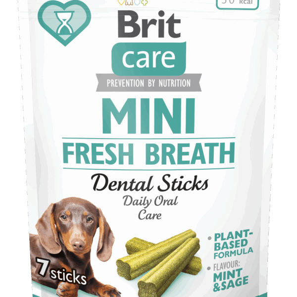 Brit Care Dog Mini Snacks Fresh Breath, wegetariańskie, 120g