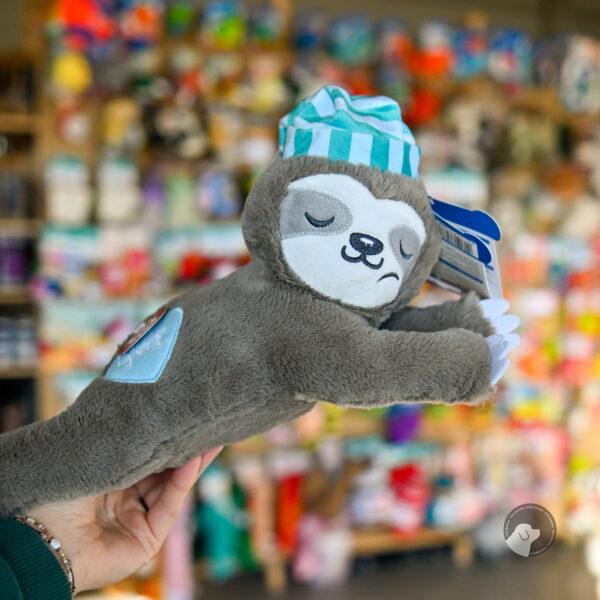 TRIXIE Junior Leniwiec, zabawka, dla szczeniąt, plusz, 34 cm, z biciem serca