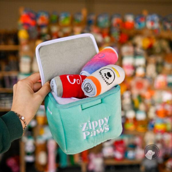 ZIPPYPAWS Pluszowa norka Puszki - zabawka węchowa