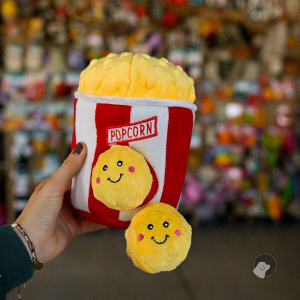 ZIPPYPAWS PLUSZOWA NORKA POPCORN - węchowa zabawka dla psa