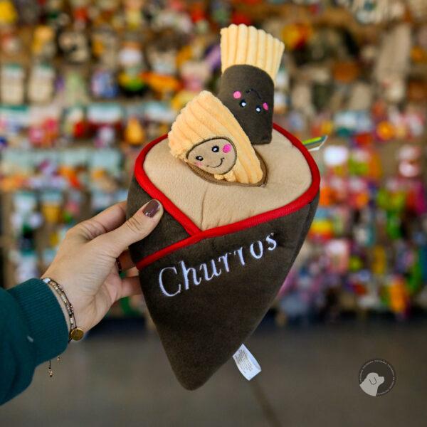 ZIPPYPAWS PLUSZOWA NORKA CHURROS - węchowa zabawka dla psa