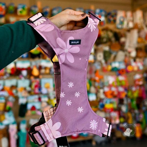 MOOKI - Szelki bezuciskowe we wzorze FLOWEVER rozm XS-XL całe w kwiatki