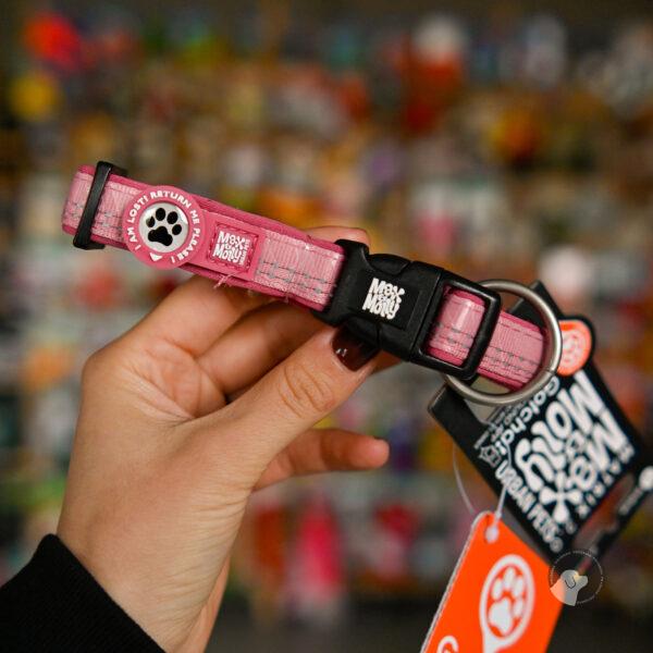 Max&Molly GOTCHA! Smart ID Matrix 2.0 Collar Rose - obroża dla psa z identyfikatorem QR, pastelowa różowa XS-L