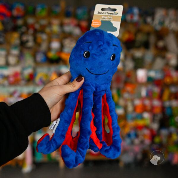 Beeztees Zabawka Pluszowa Ośmiornica Amy Niebieska 25 cm