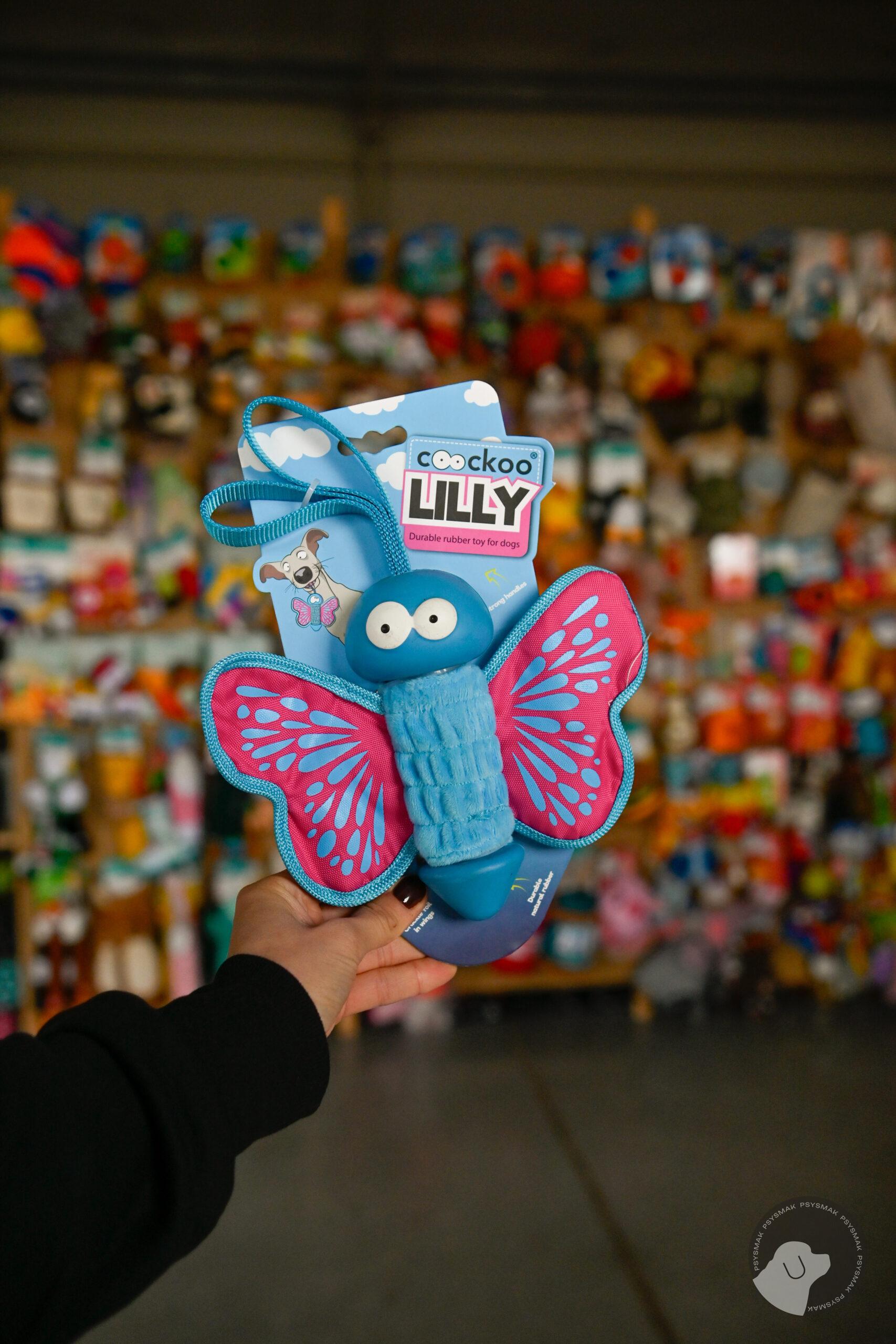 COOCKOO ZABAWKA LARRY PINK gumowa zabawka