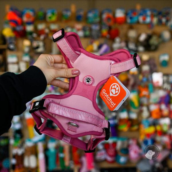 Max&Molly Sport Harness Matrix 2.0 Rose - szelki regulowane dla psa, z identyfikatorem QR, pastelowy róż S-XL