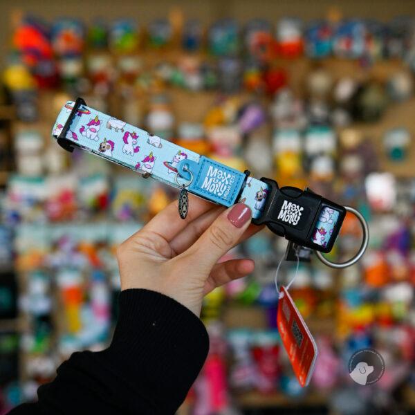 Max&Molly GOTCHA! Smart ID unicorn Collar - obroża z zawieszką smart Tag dla psa XS-L w jednorożce