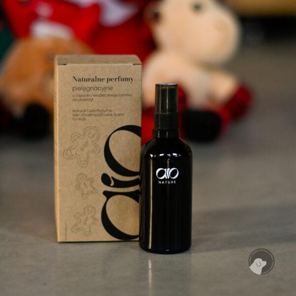 AIO Naturalne perfumy pielęgnacyjne o zapachu świątecznego ciastka dla zwierząt 100 ml