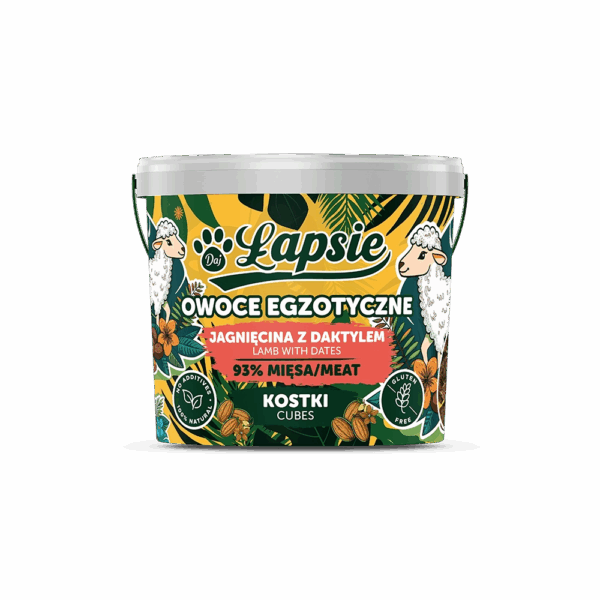 TRZYPSY Łapsie Mięsne Kostki z Jagnięciną i Daktylem 160g