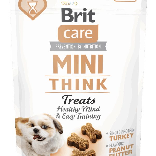 Brit Care Dog Mini Snacks Think, indyk, 50g