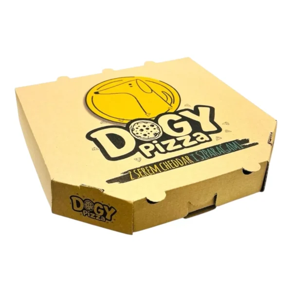 DOGY PIZZA - z serem cheddar i szparagami