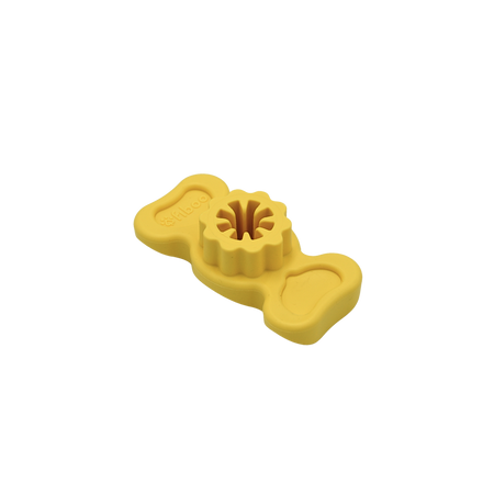 FIBOO Fibholder – uchwyt na podłużne smaczki dla psów żółty