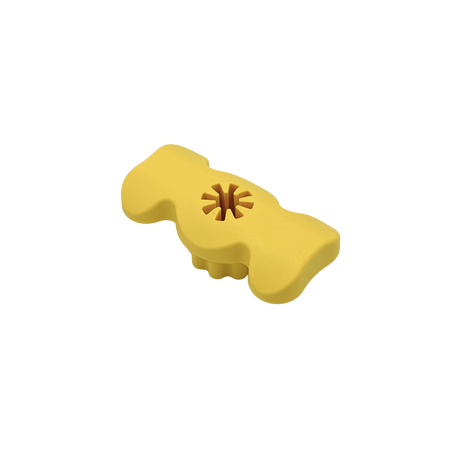 FIBOO Fibholder – uchwyt na podłużne smaczki dla psów żółty