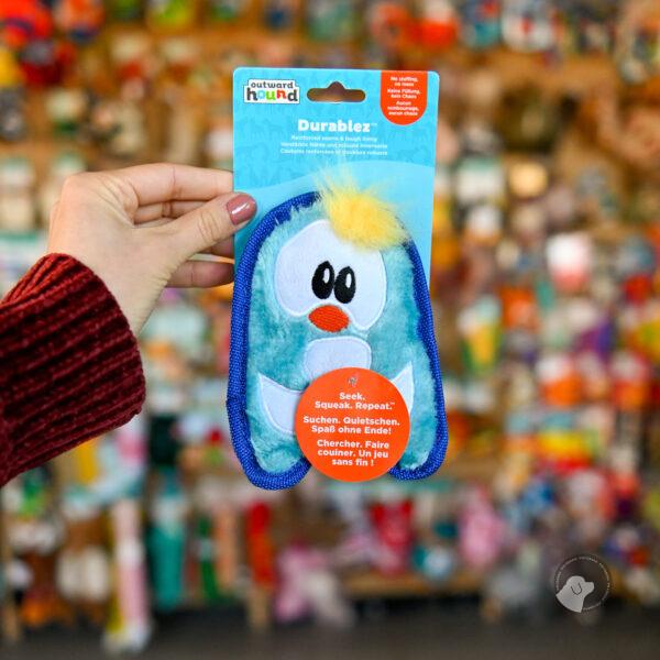 Outward Hound Mini Waleczny Pingwinek - piszczący