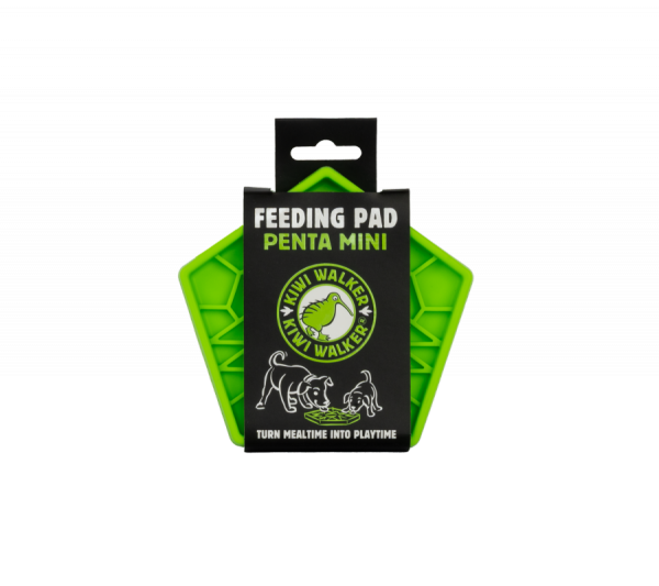 Kiwi Walker PENTA Feeding Pad MINI – miska spowalniająca jedzenie i lizanie dla psa i kota zielona