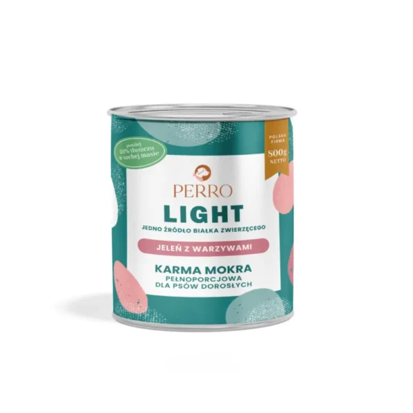 PERRO Gourmet karma mokra jeleń z warzywami LIGHT dla psów 800 g